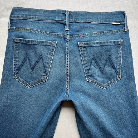 MOTHER The Vamp Skinny Jean in Gift Wrapped Wash - Picture 11 of 11